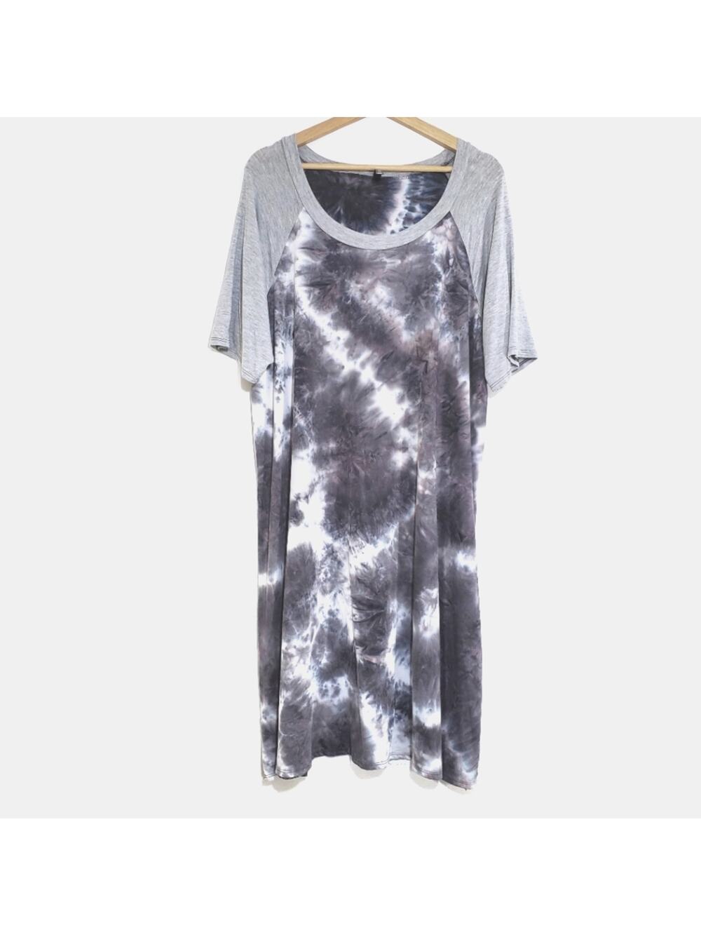 Piphany | Super Soft and Stretchy Tie Dye T-shirt Dress